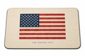 Old Glory Pet Mat on a white background