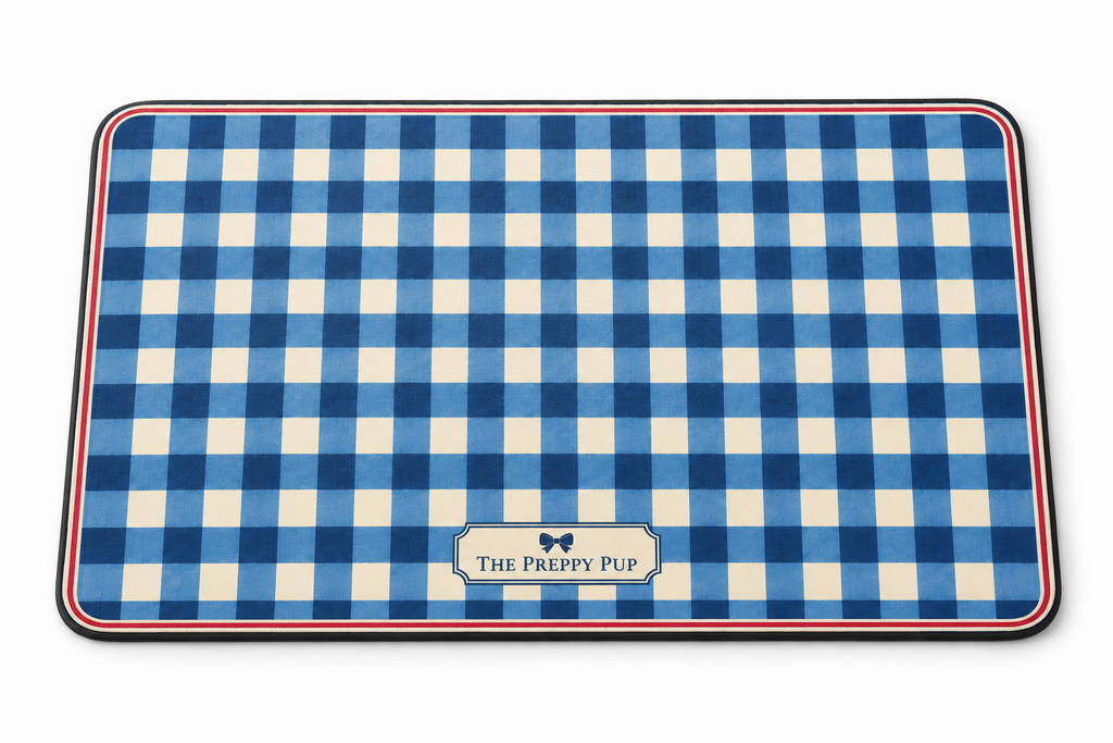 Garden Party Pet Mat on a white background