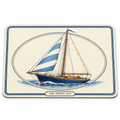 Afternoon Sail Pet Mat on a white background