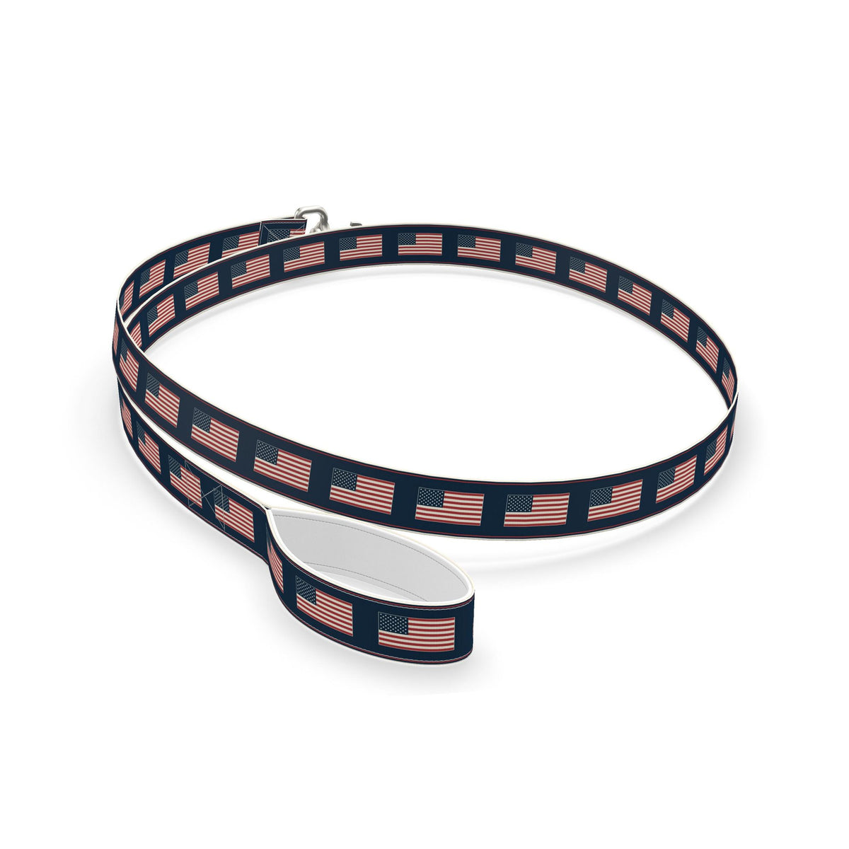 Old Glory Leash — Navy on a white background, view 1