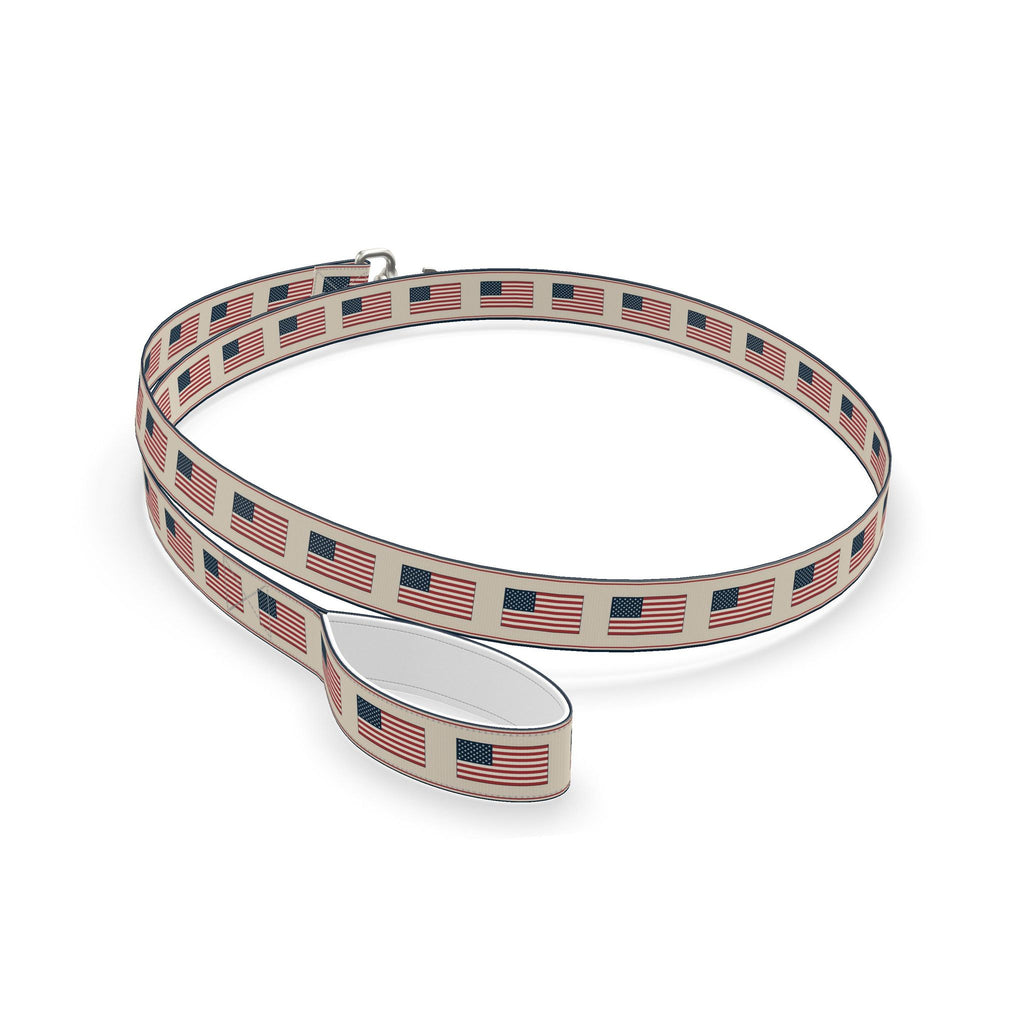 Old Glory Leash — Cream on a white background, view 1