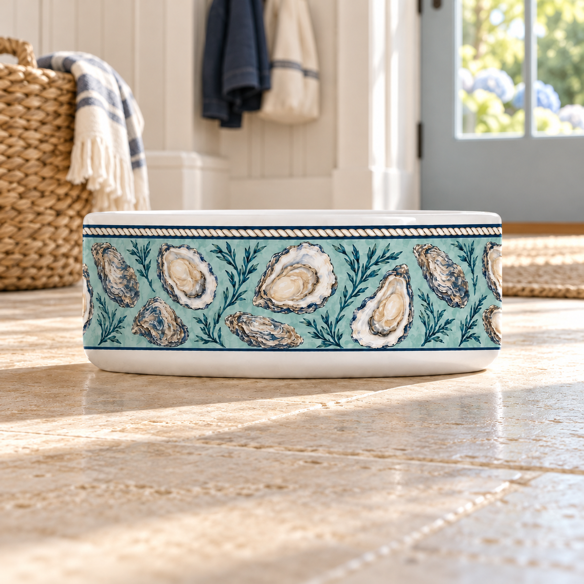 Oyster Bowl in a coastal kitchen
