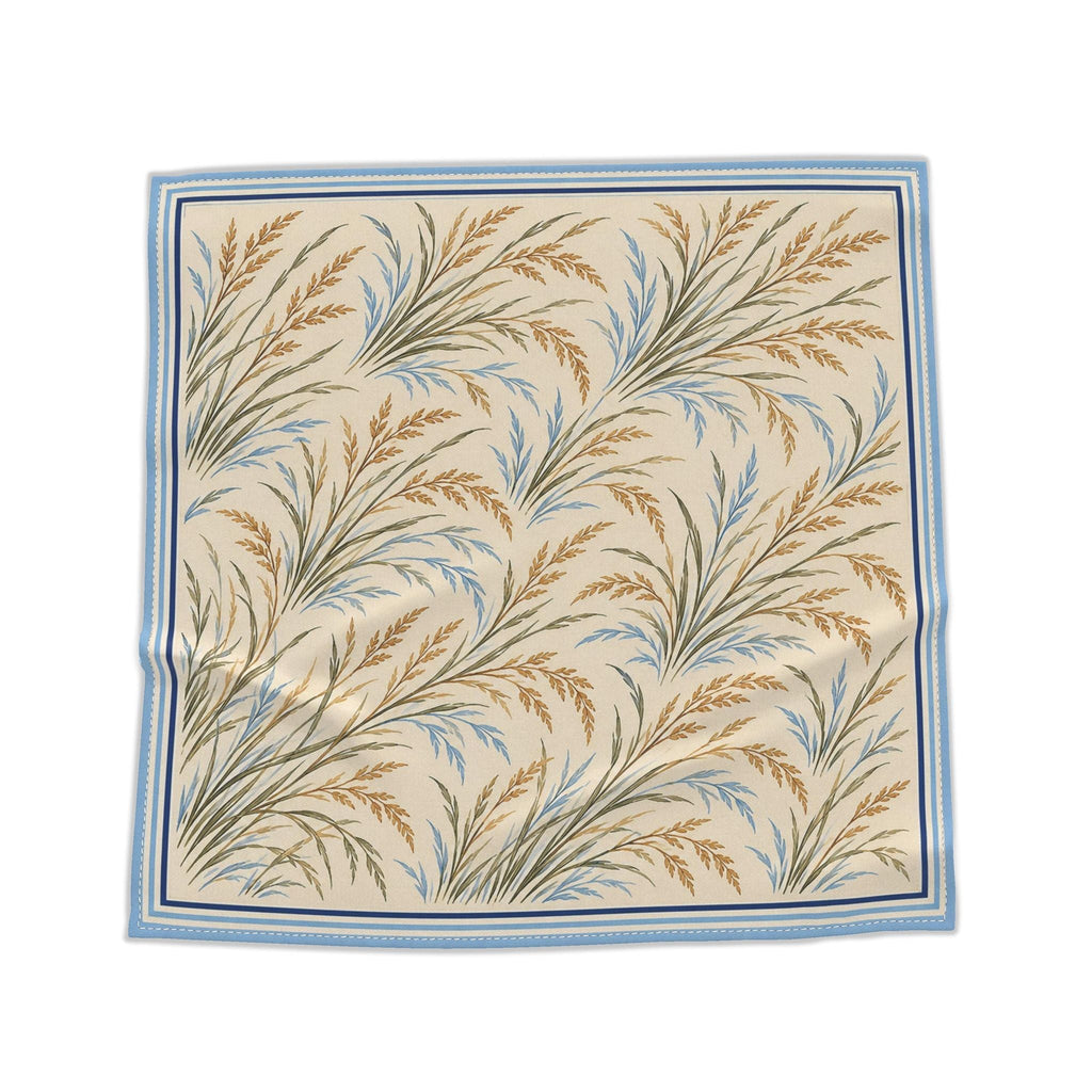 Sea Breeze Bandana laid out as a full square on a white background